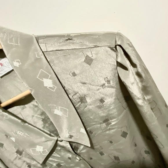 Vintage Feminine Office Secretary Whimsigoth Boho Fairy Grunge Boho Blouse L - Picture 4 of 8